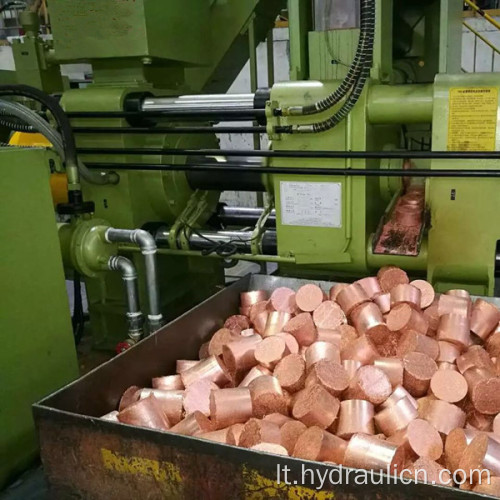 Hidraulinio plieno drožlių blokų gamybos mašina lydymui